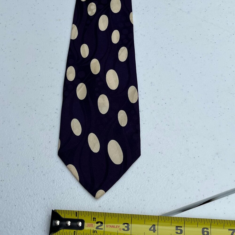 Japanese Magenta Silk Tie by Modules